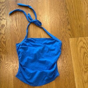 Amazon Women's Blue Crop Top